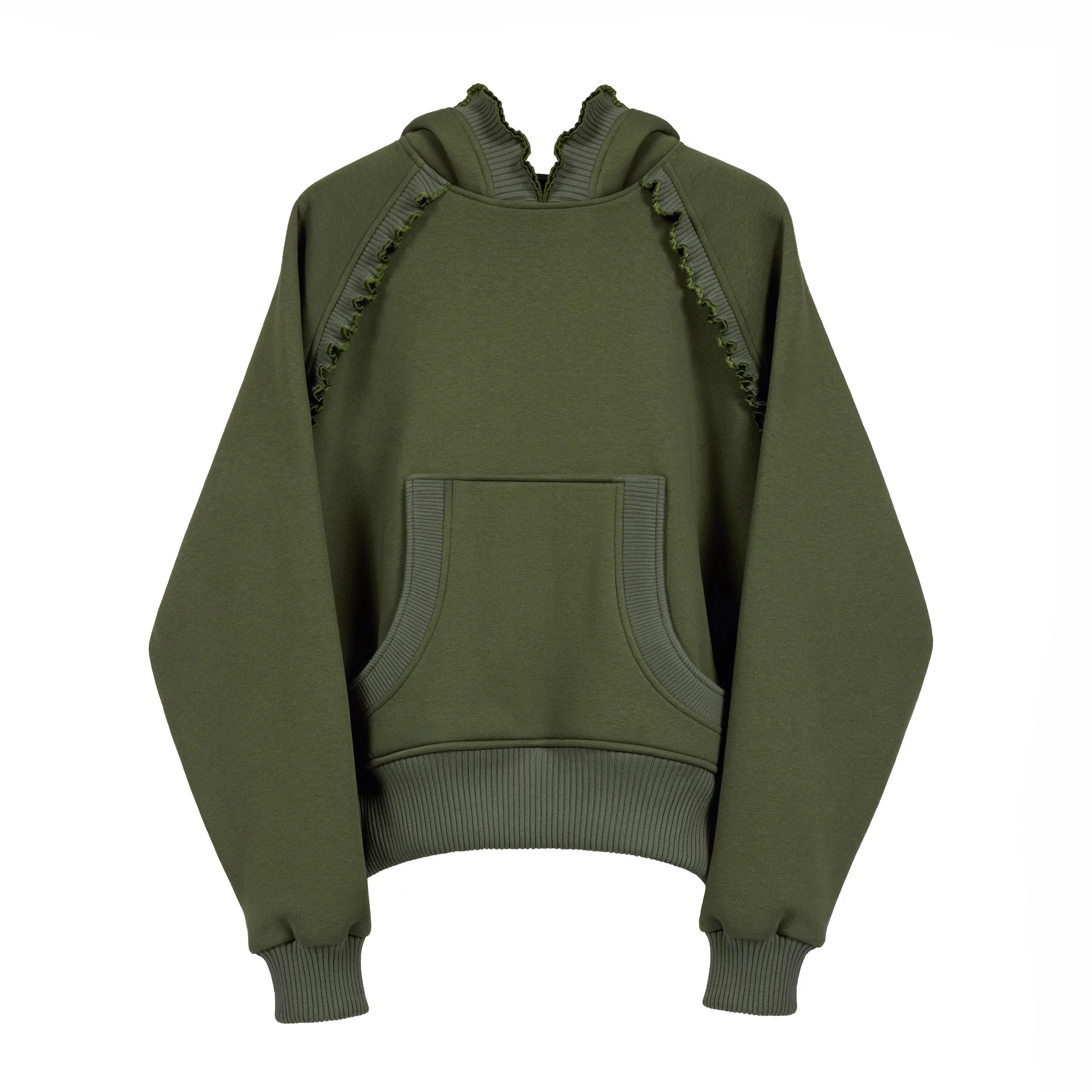 ANTHONY CALYDON Bomber hoodie（M） Fully lined jersey bomber hoodie